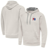 Philadelphia 76ers Antigua Victory Pullover Hoodie - Cream on sale