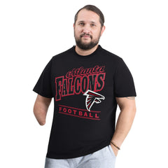 Atlanta Falcons G-III Sports by Carl Banks Adaptive Headliner Graphic T-Shirt - Black outlet