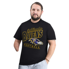 Baltimore Ravens G-III Sports by Carl Banks Adaptive Headliner Graphic T-Shirt - Black discount
