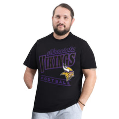 Minnesota Vikings G-III Sports by Carl Banks Adaptive Headliner Graphic T-Shirt - Black outlet