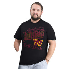 Washington Commanders G-III Sports by Carl Banks Adaptive Headliner Graphic T-Shirt - Black cheap
