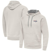 Washington Capitals Antigua Victory Pullover Hoodie - Cream Hoodies