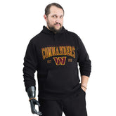 Washington Commanders G-III Sports by Carl Banks Adaptive Team Spirit Graphic Fleece Pullover Hoodie - Black for sale