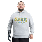 Los Angeles Chargers G-III Sports by Carl Banks Adaptive Team Spirit Graphic Fleece Pullover Hoodie - Gray discount