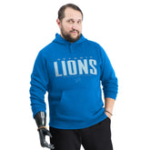 Detroit Lions G-III Sports by Carl Banks Adaptive Mesh Effect Team Graphic Fleece Pullover Hoodie - Royal discount