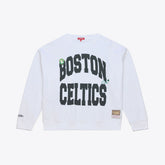 Boston Celtics Women's Lightweight Block Letter Sweatshirt - White shop
