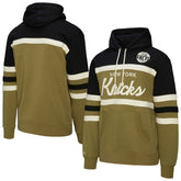 New York Knicks Double Clutch Head Coach Hoodie - Olive/Black sale
