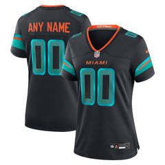 Miami Dolphins Women's 2025 Rivalries Collection Custom Game Jersey - Pitch Blue outlet