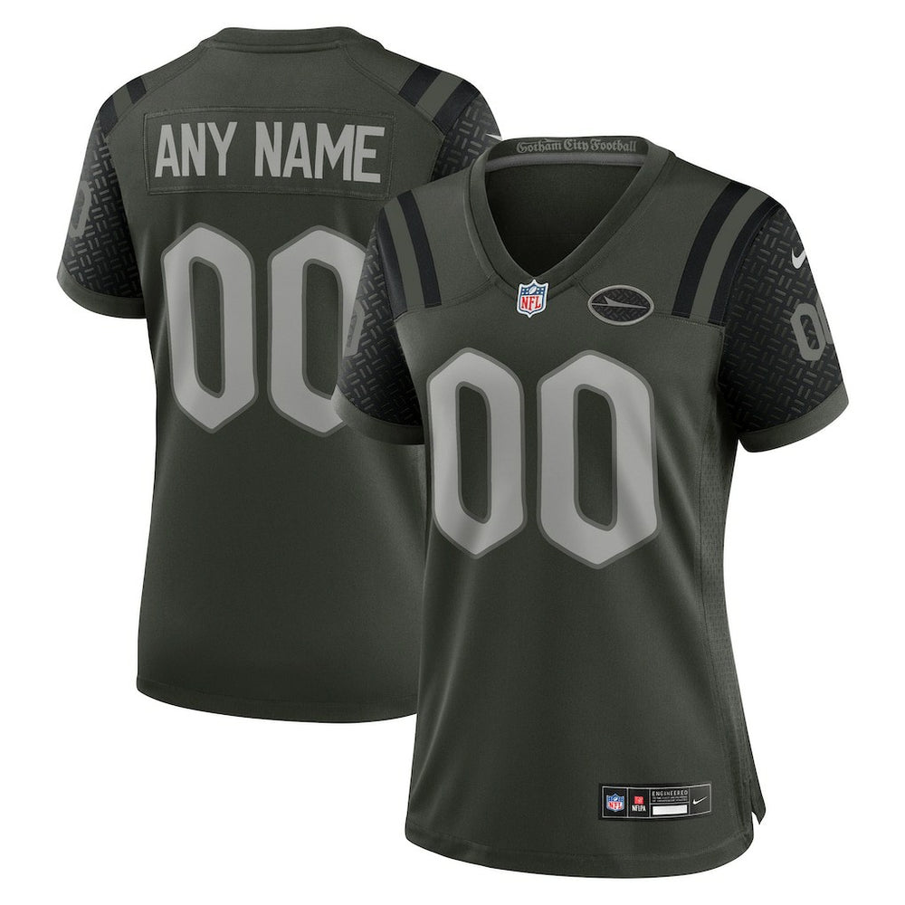 New York Jets Women's 2025 Rivalries Collection Custom Game Jersey - Gotham Green online