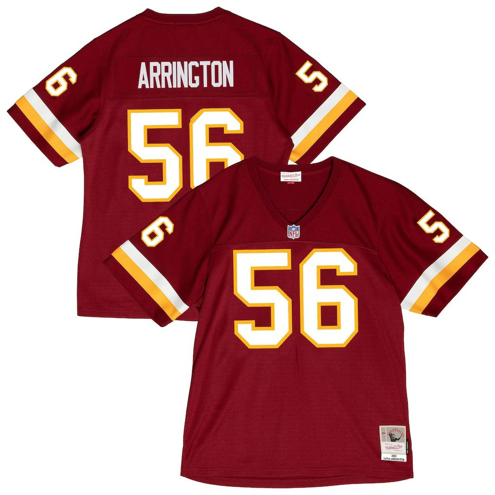 LaVar Arrington Washington Commanders 2001 Legacy Throwback Replica Jersey - Burgundy online