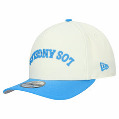 Los Angeles Chargers New Era Upside Down 9FIFTY A-Frame Snapback Hat - Cream for sale