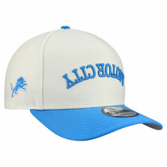 Detroit Lions New Era Upside Down 9FIFTY A-Frame Snapback Hat - Cream on sale