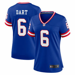 Jaxson Dart New York Giants Women's Alternate 2 Classic Game Jersey - Royal outlet