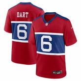 Jaxson Dart New York Giants Alternate Century Red Game Jersey - Red outlet