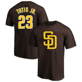 Fernando Tatis Jr. San Diego Padres Profile Big & Tall Player Name & Number T-Shirt Brown