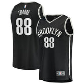 Nolan Traoré Brooklyn Nets Fast Break Replica Jersey - Black - Icon Edition for sale
