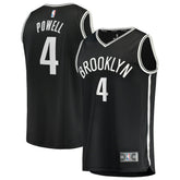 Drake Powell Brooklyn Nets Youth Fast Break Replica Jersey - Black - Icon Edition cheap