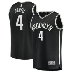 Drake Powell Brooklyn Nets Youth Fast Break Replica Jersey - Black - Icon Edition cheap