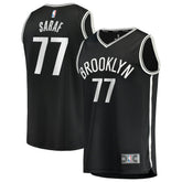 Ben Saraf Brooklyn Nets Fast Break Replica Jersey - Black - Icon Edition discount