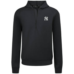 New York Yankees Levelwear Technic Insignia Quarter-Zip Hoodie Black