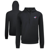 Toronto Blue Jays Levelwear Technic Insignia Quarter-Zip Hoodie Black