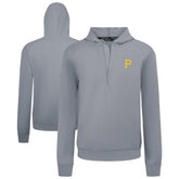 Pittsburgh Pirates Levelwear Technic Insignia Quarter-Zip Hoodie Gray