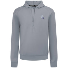 Colorado Rockies Levelwear Technic Insignia Quarter-Zip Hoodie Gray