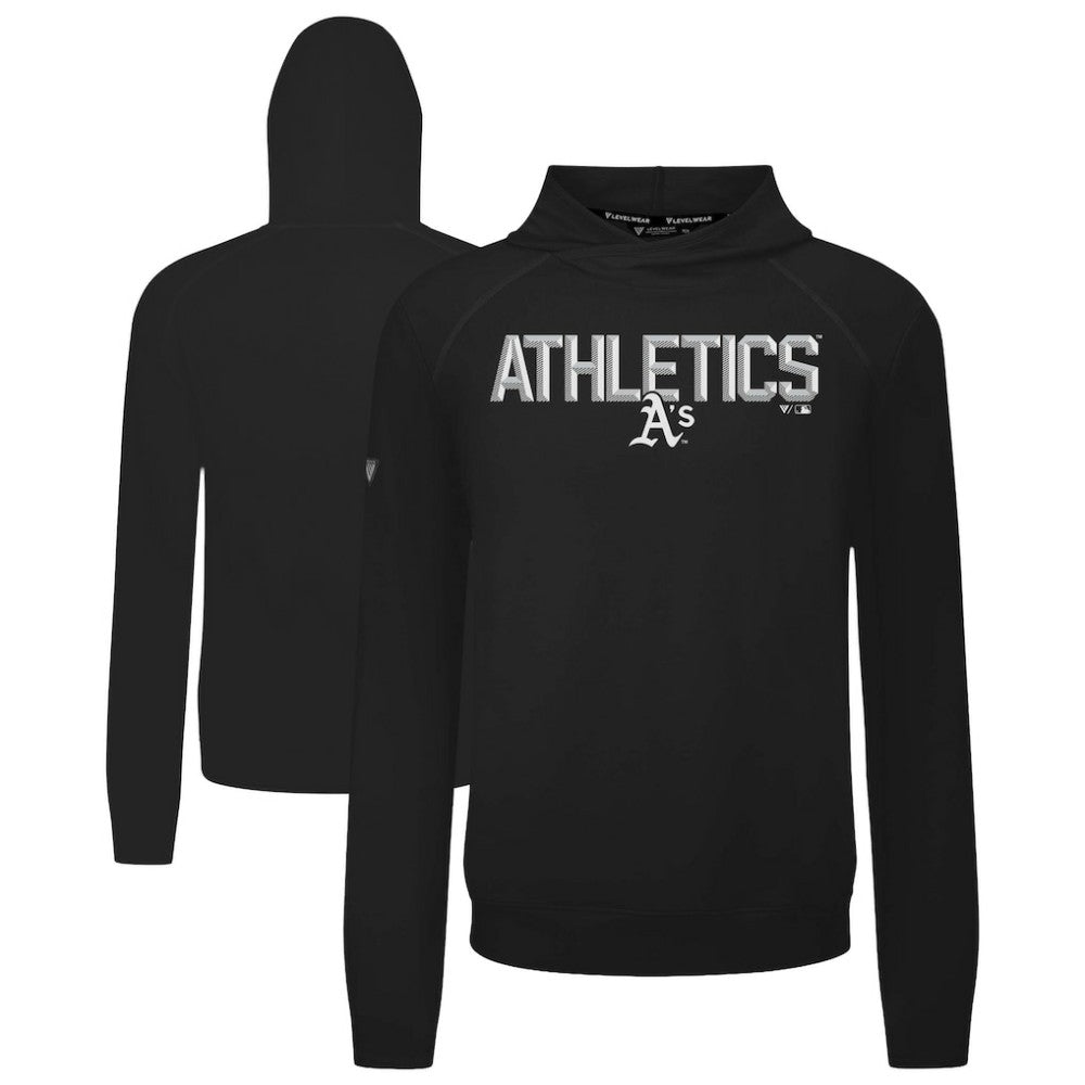 Athletics Levelwear Mandate Carve Tri-Blend Hoodie Black