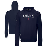Los Angeles Angels Levelwear Mandate Carve Tri-Blend Hoodie Navy