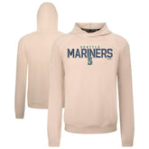 Seattle Mariners Levelwear Mandate Carve Tri-Blend Hoodie Khaki