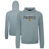 San Diego Padres Levelwear Mandate Carve Tri-Blend Hoodie Gray