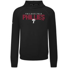 Philadelphia Phillies Levelwear Mandate Carve Tri-Blend Hoodie Black