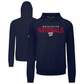 Washington Nationals Levelwear Mandate Carve Tri-Blend Hoodie Navy