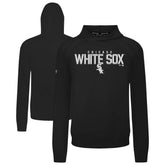 Chicago White Sox Levelwear Mandate Carve Tri-Blend Hoodie Black