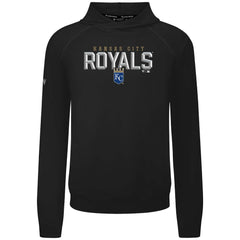 Kansas City Royals Levelwear Mandate Carve Tri-Blend Hoodie Black