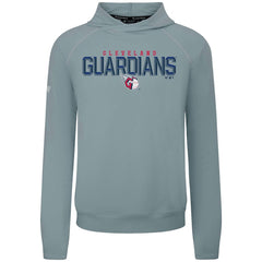 Cleveland Guardians Levelwear Mandate Carve Tri-Blend Hoodie Gray