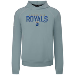 Kansas City Royals Levelwear Mandate Carve Tri-Blend Hoodie Gray
