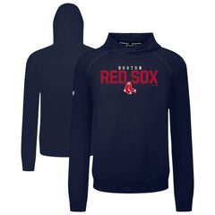Boston Red Sox Levelwear Mandate Carve Tri-Blend Hoodie Navy
