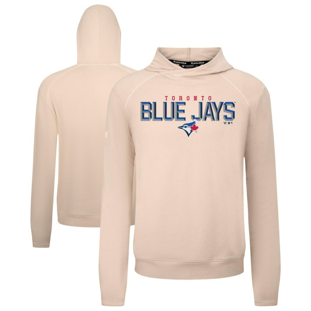 Toronto Blue Jays Levelwear Mandate Carve Tri-Blend Hoodie Khaki