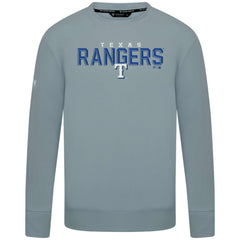 Texas Rangers Levelwear Mandate Carve Tri-Blend Sweatshirt Gray