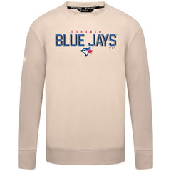 Toronto Blue Jays Levelwear Mandate Carve Tri-Blend Sweatshirt Khaki