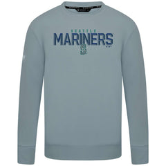 Seattle Mariners Levelwear Mandate Carve Tri-Blend Sweatshirt Gray