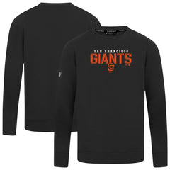 San Francisco Giants Levelwear Mandate Carve Tri-Blend Sweatshirt Black