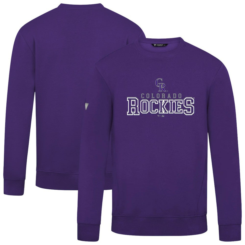 Colorado Rockies Levelwear Zane Journey Sweatshirt Purple