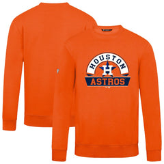 Houston Astros Levelwear Zane Banner Arch Sweatshirt Orange