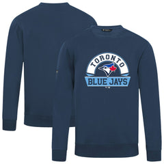 Toronto Blue Jays Levelwear Zane Banner Arch Sweatshirt Navy