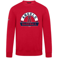 Los Angeles Angels Levelwear Zane Banner Arch Sweatshirt Red