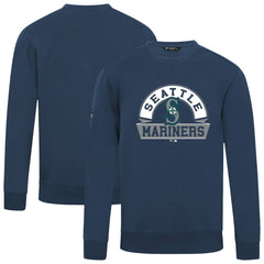 Seattle Mariners Levelwear Zane Banner Arch Sweatshirt Navy