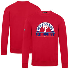 Philadelphia Phillies Levelwear Zane Banner Arch Sweatshirt Red