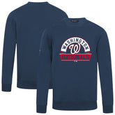 Washington Nationals Levelwear Zane Banner Arch Sweatshirt Navy